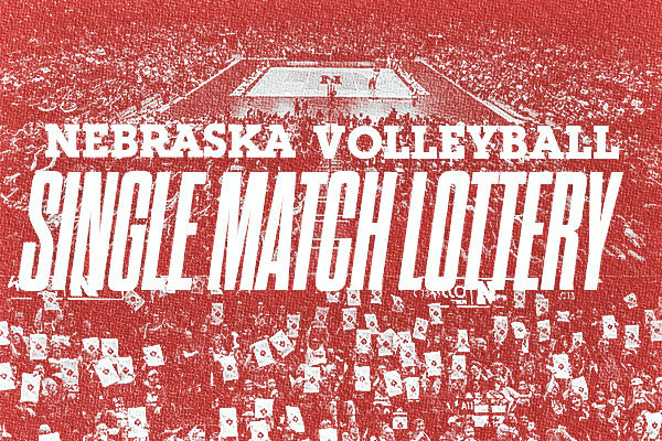 Nebraska Volleyball Single Match Lottery